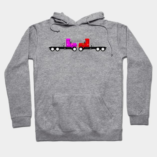 big trucks Hoodie by momomoma